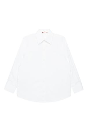 white cotton shirt MARNI KIDS | M01229M00NT0M111